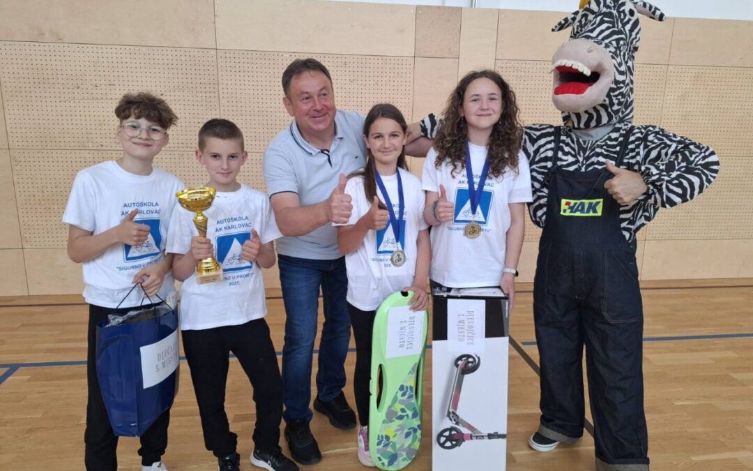 Sigurno u prometu – učenice OŠ Cetingrad plasirale se na državnu razinu natjecanja
