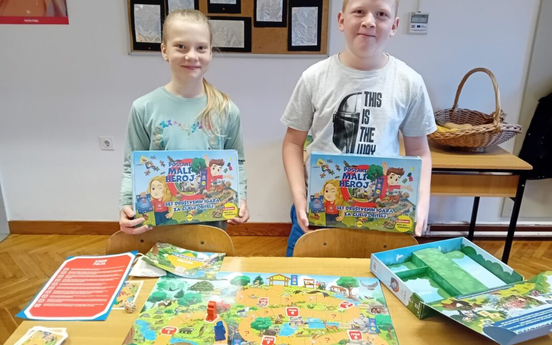 Lidl – donacija društvene igre Postani mali heroj